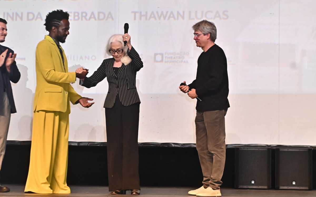 Fernanda Montenegro durante a pré-estreia do filme \'Vitória\'