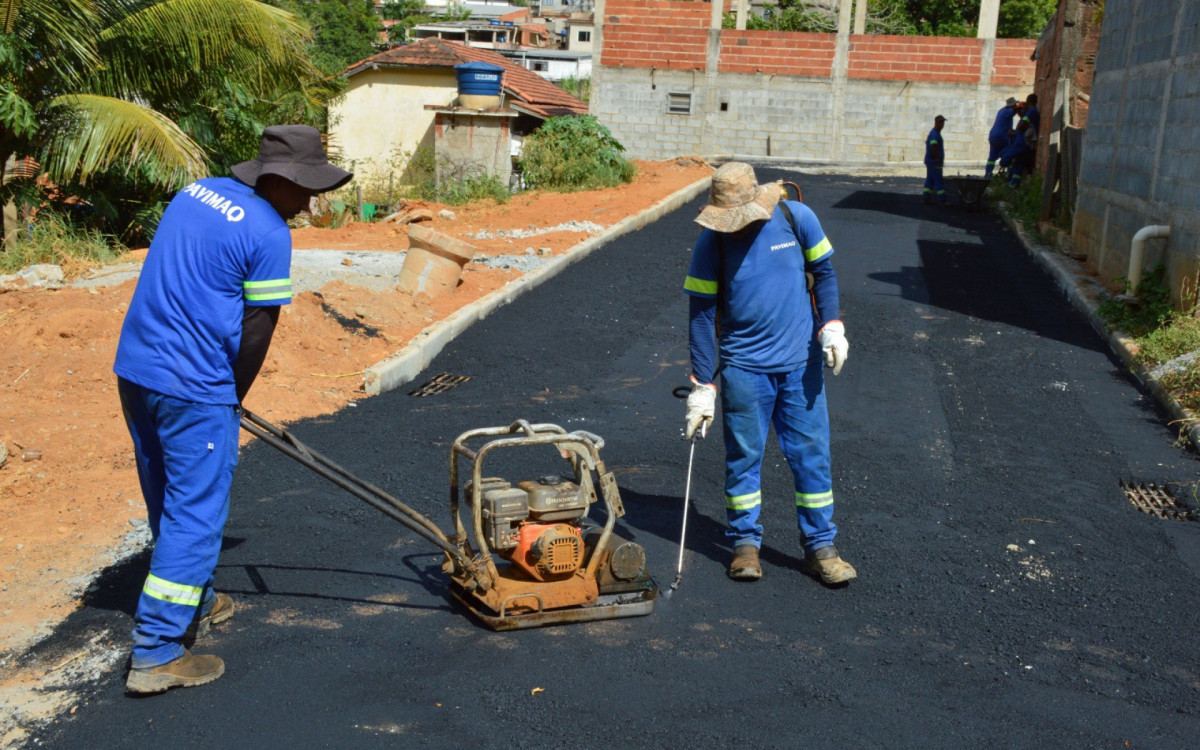 Obra de infraestrutura no Grotão