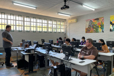 Aulas do Etic Bingen retornam com cerca de 200 alunos 