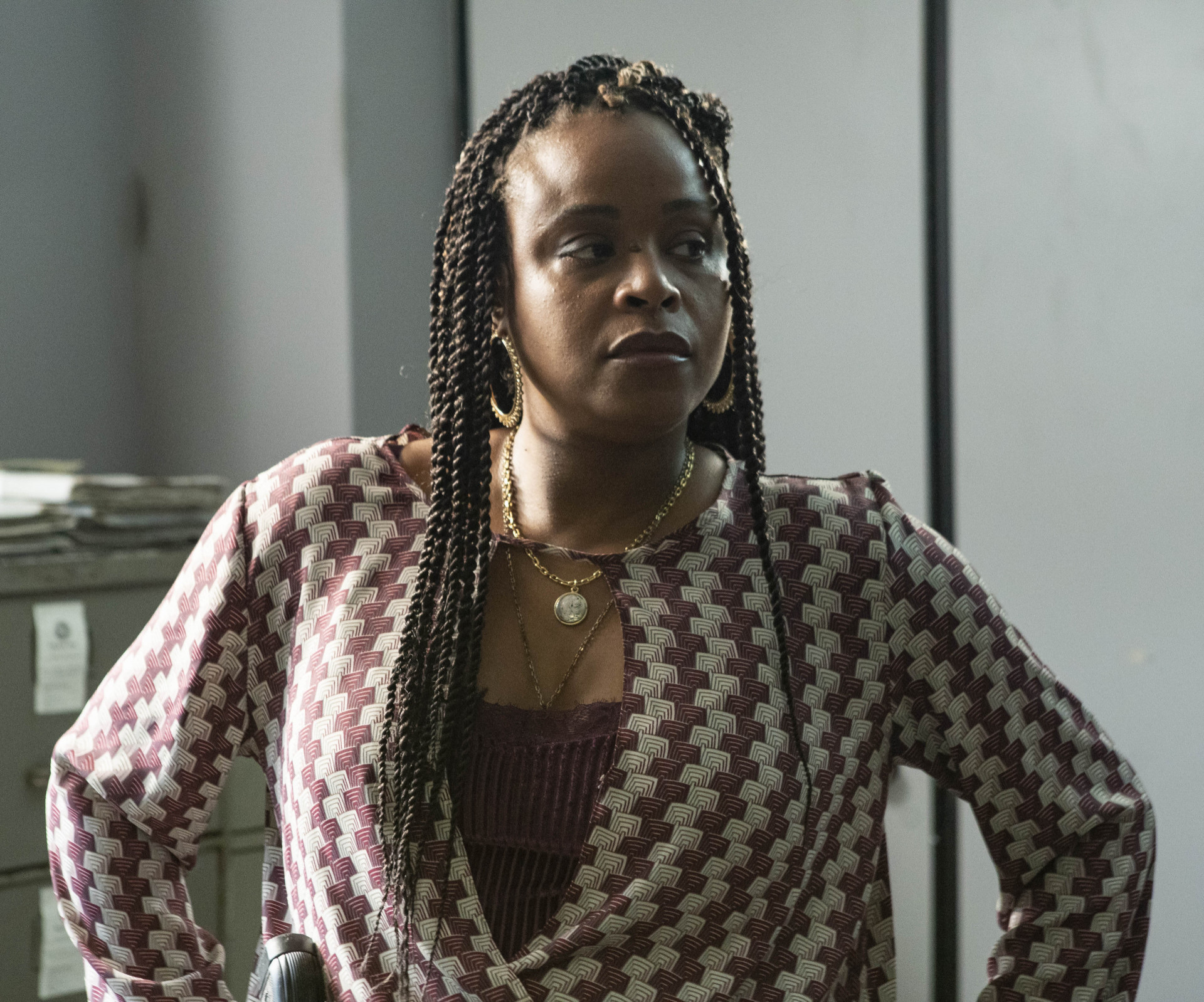 Roberta Rodrigues em cena da quarta temporada de 'A Divisão' - Divulgação / César Diógenes