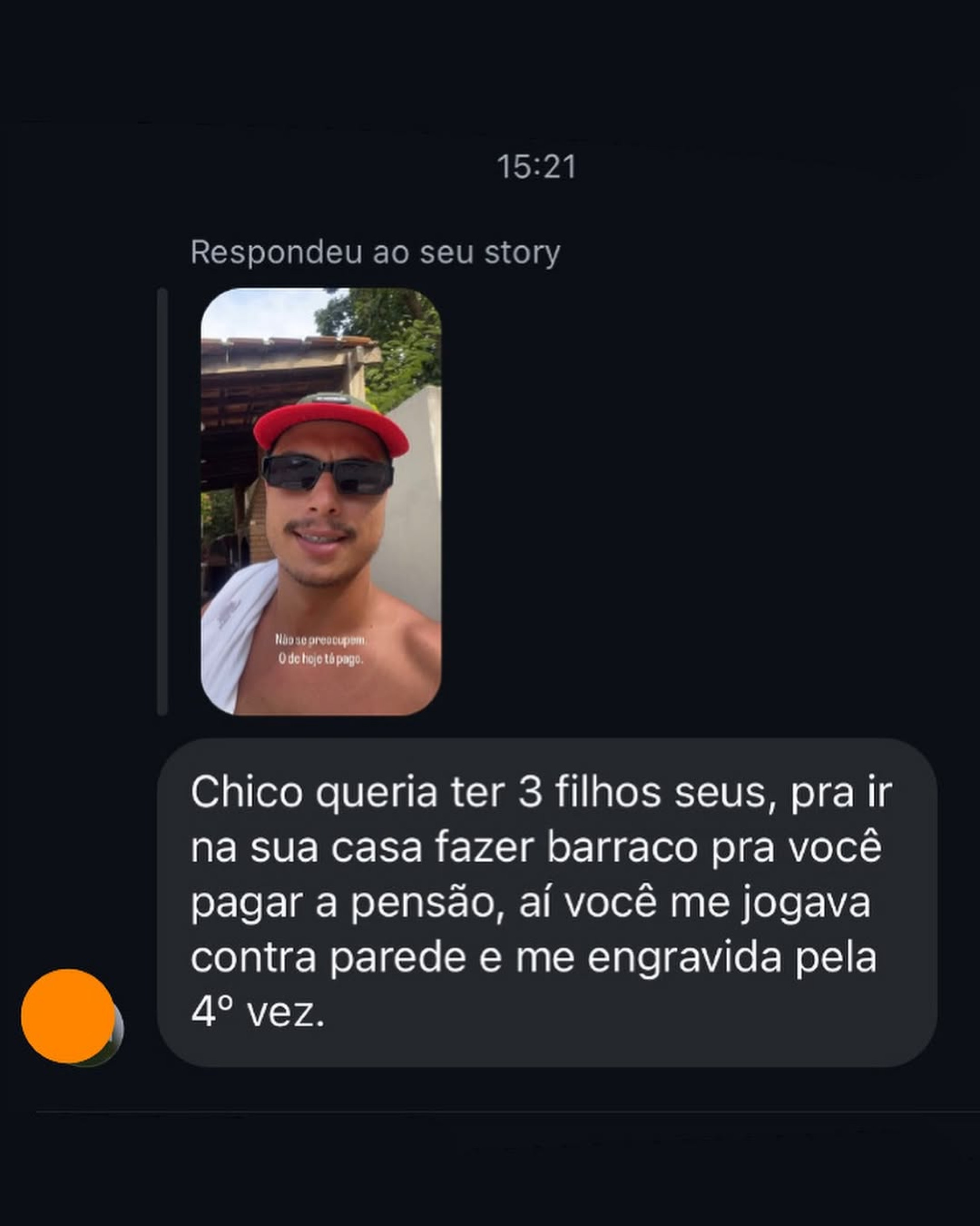 Francisco Vitti compartilha mensagens inusitadas que recebe no direct do Instagram - Reprodução / Instagram