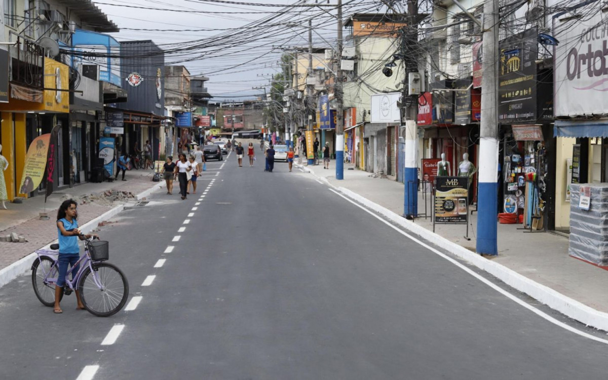 A reabertura do trecho da Manoel de Sá é uma reivindicação dos comerciantes

 