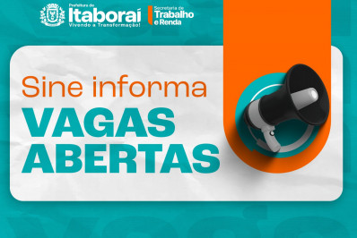 Sine Itaboraí abre vagas de emprego em diversas áreas