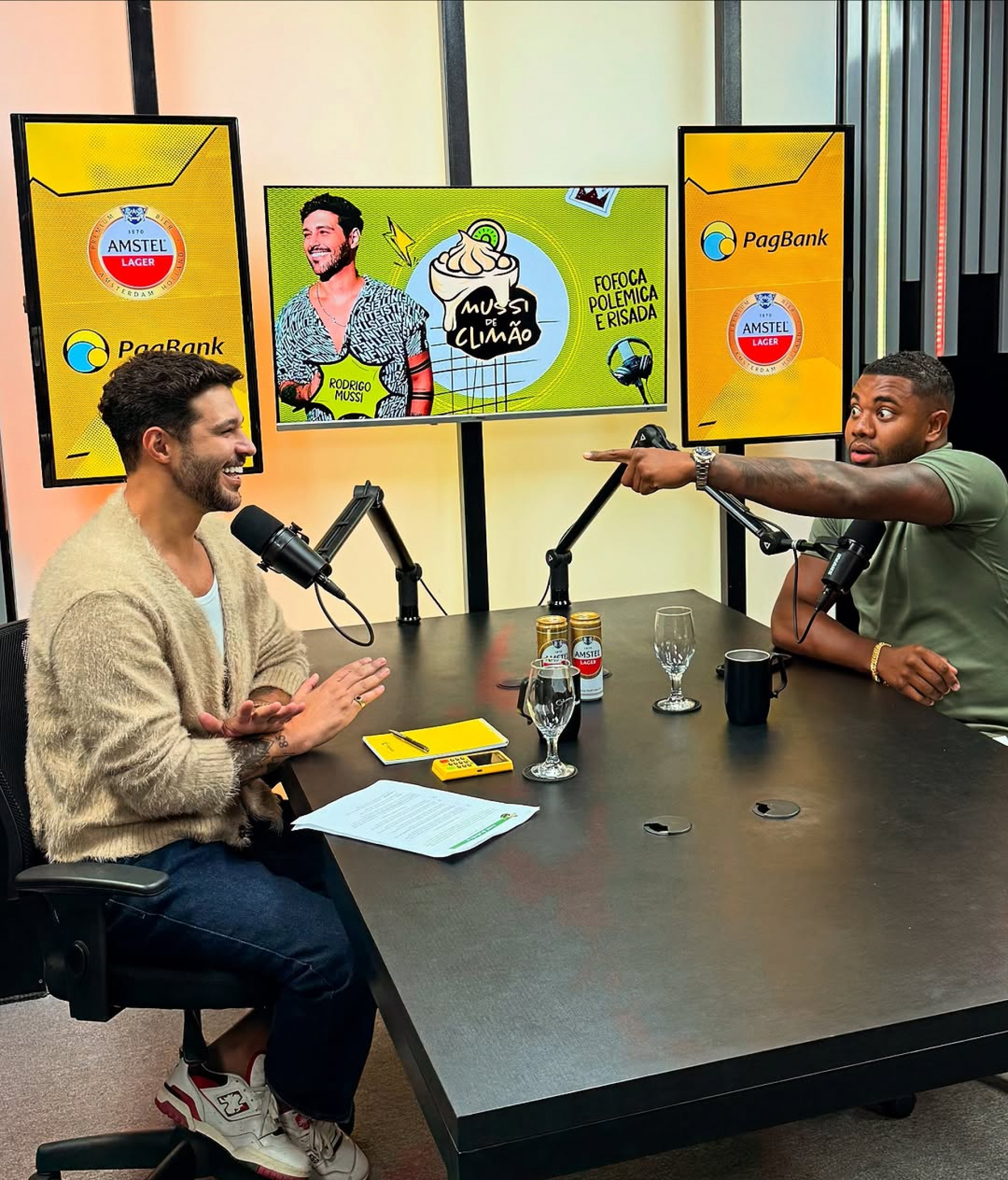 Davi Brito participou do podcast 'Mussi de Climão' - Reprodução/Instagram 