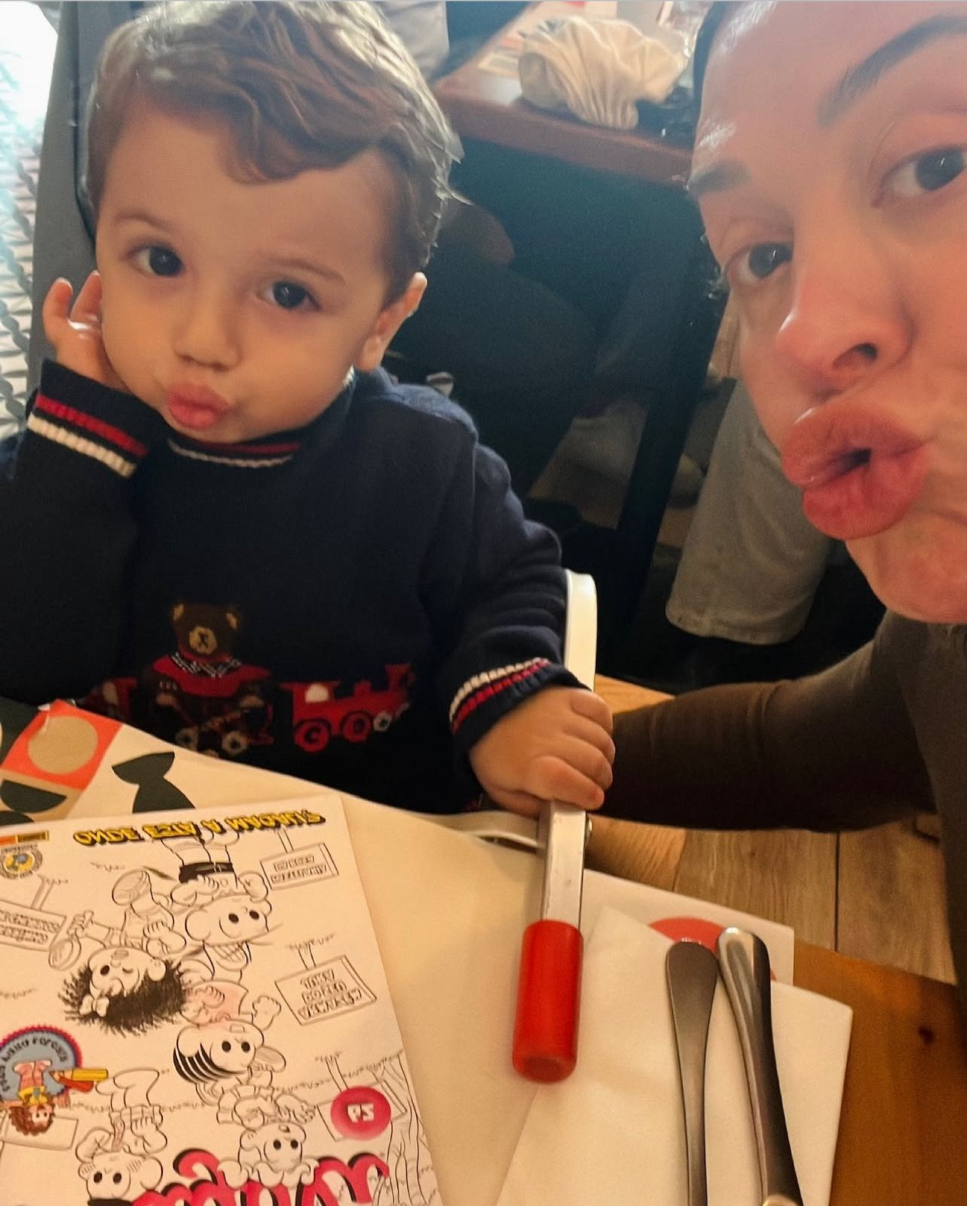 Claudia Raia curte viagem com o filho, Luca - Reprodução Instagram