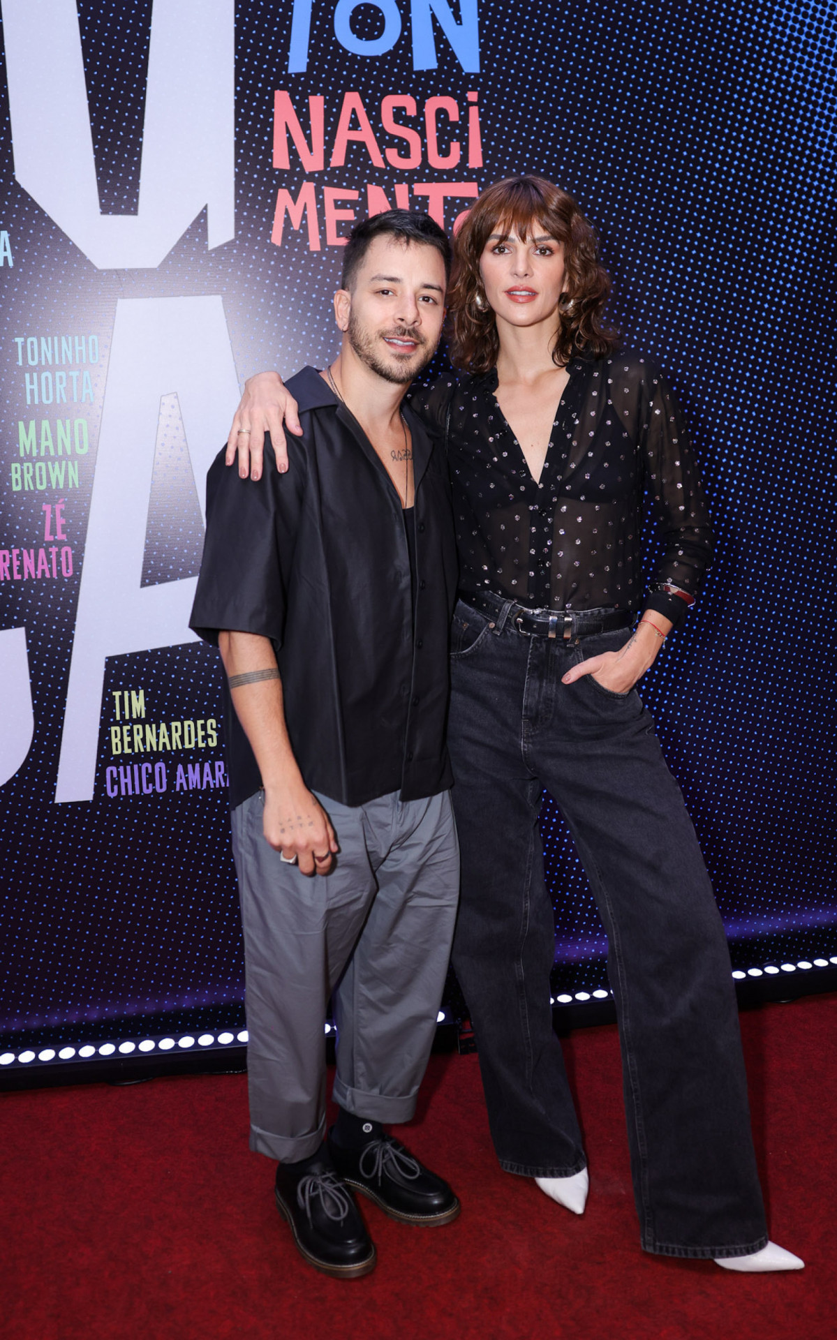 Junior Lima e a mulher, Monica Benini