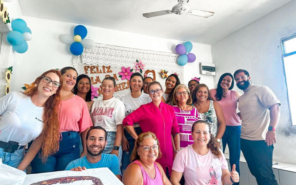 Ação para celebrar o Dia Internacional da Mulher