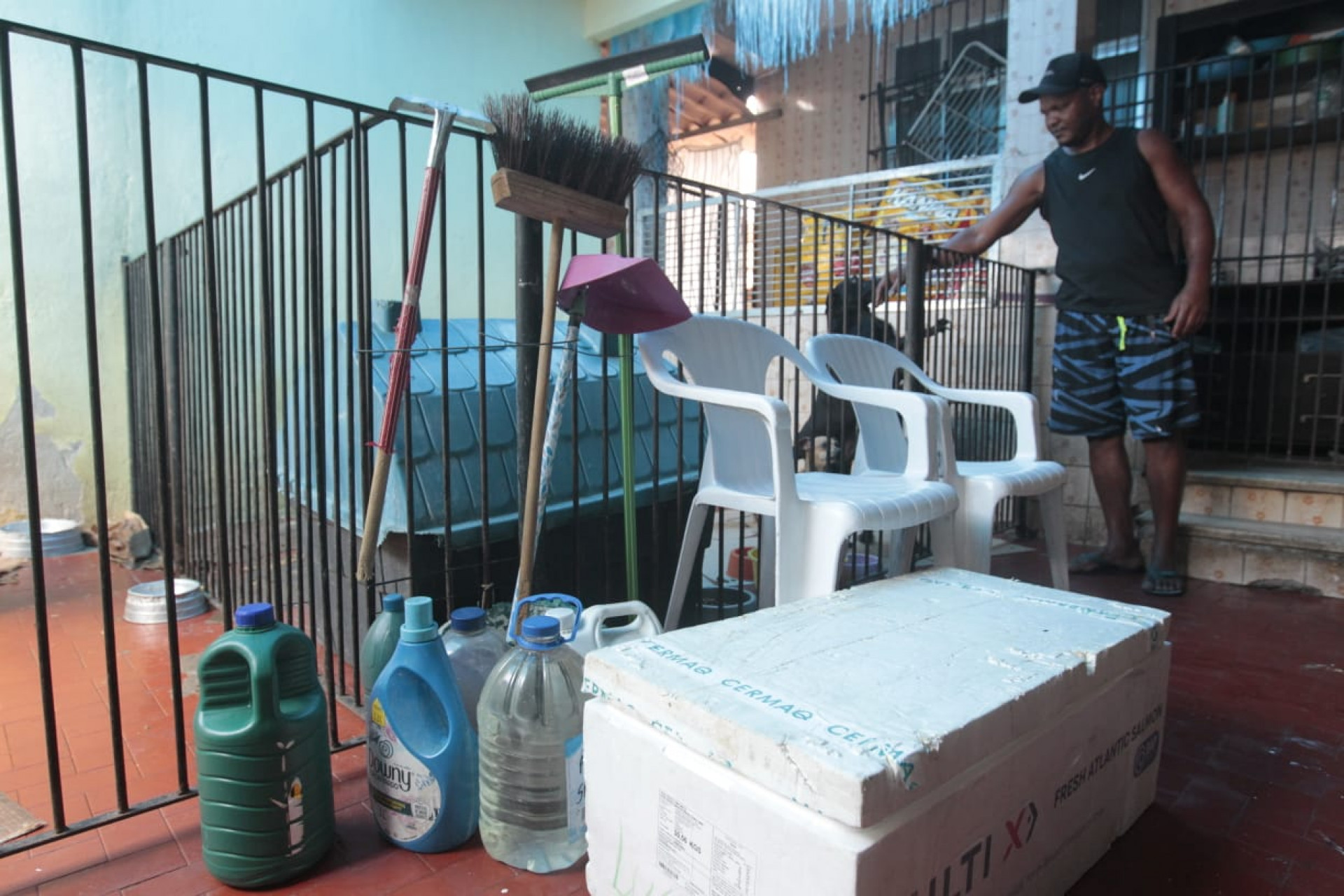 Alguns recursos ainda disponíveis no abrigo - Reginaldo Pimenta / Agência O Dia