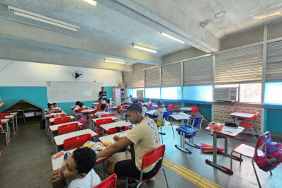 Programa de climatização é levado às salas de aula em Três Rios