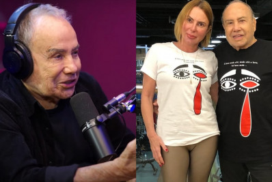 Stênio Garcia se surpreende ao vivo ao descobrir que tem casamento aberto