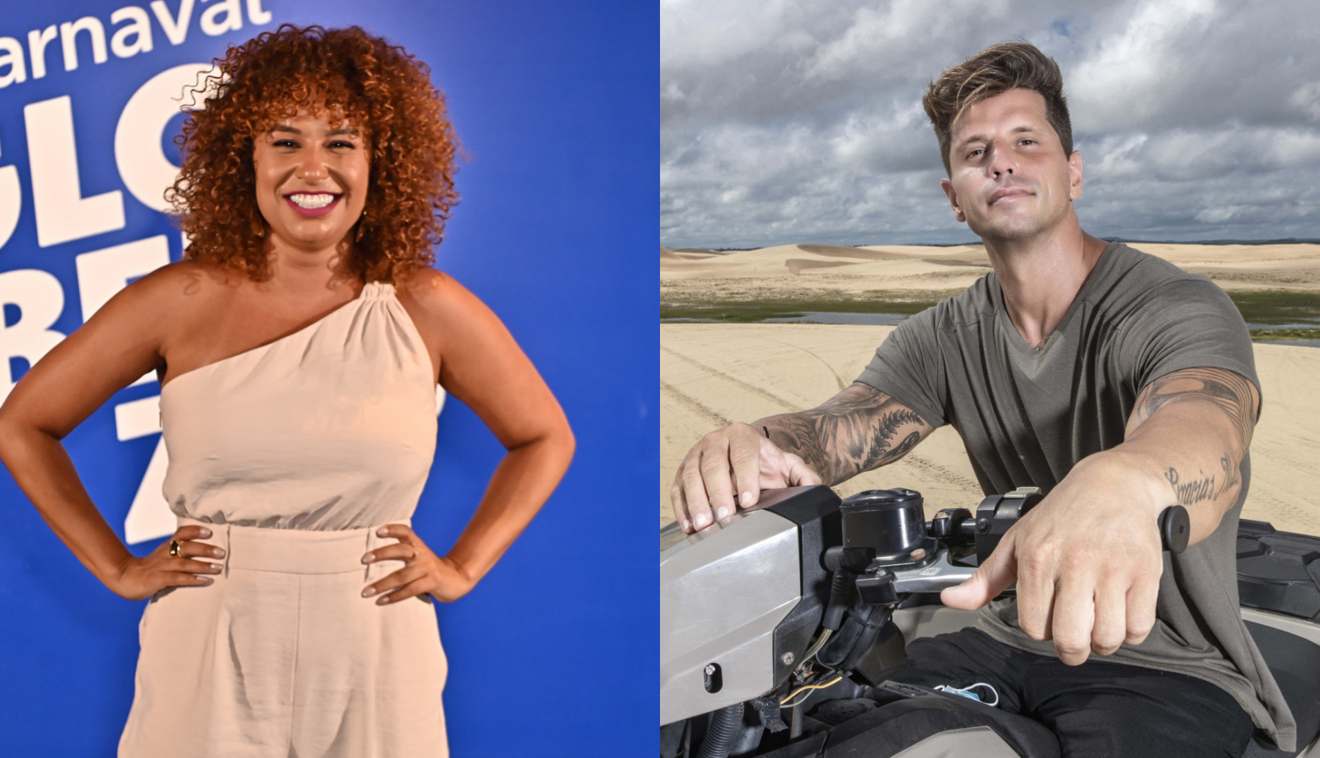 Karine Alves e Fernando Fernandes s&atilde;o os novos apresentadores do "Esporte Espetacular" - Marcelo S&aacute; Barretto/Agnews e F&aacute;bio Rocha/TV Globo