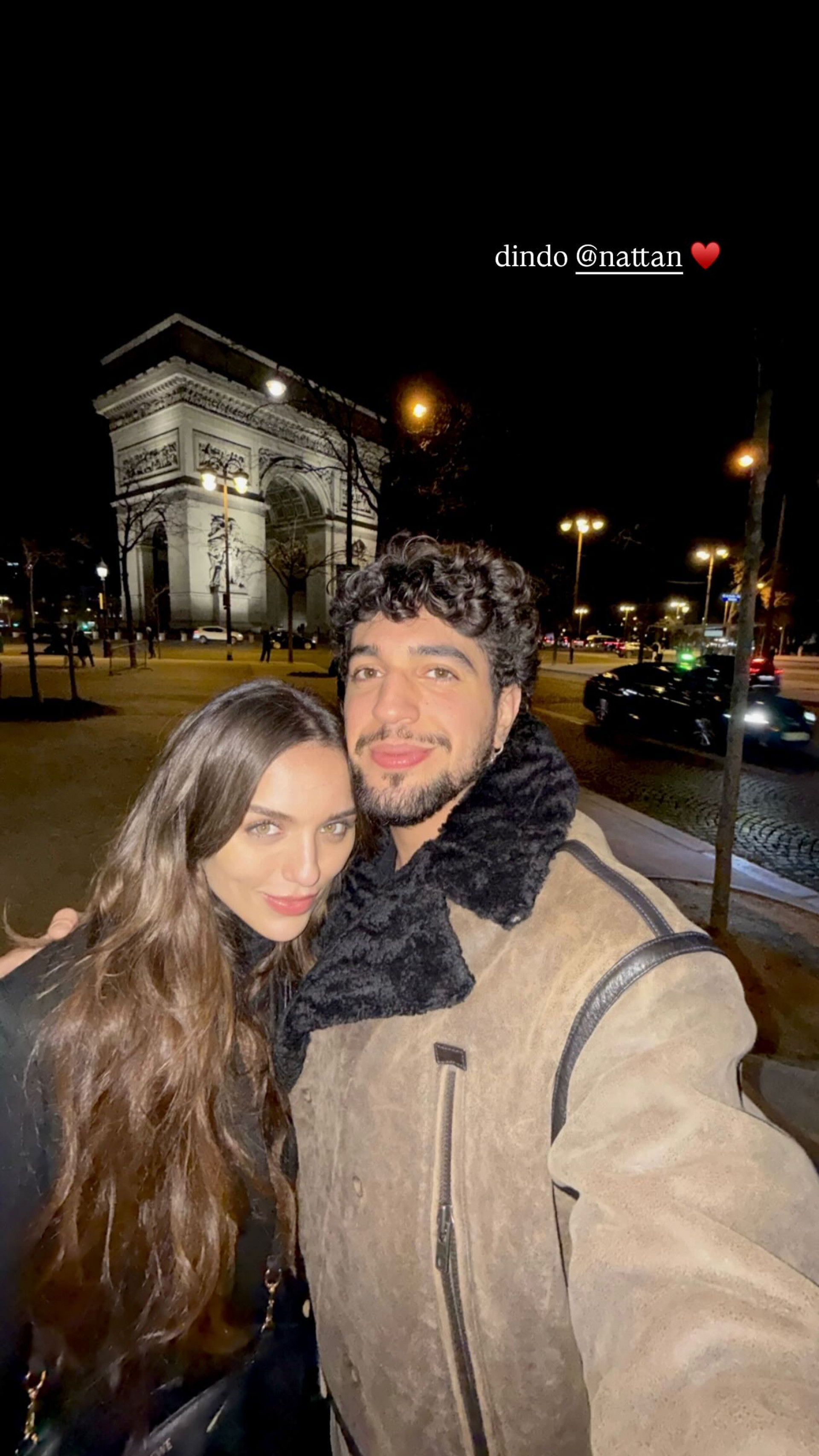 Rafa Kalimann está visitando Paris com o namorado Nattanzinho  - Reprodução/Instagram 