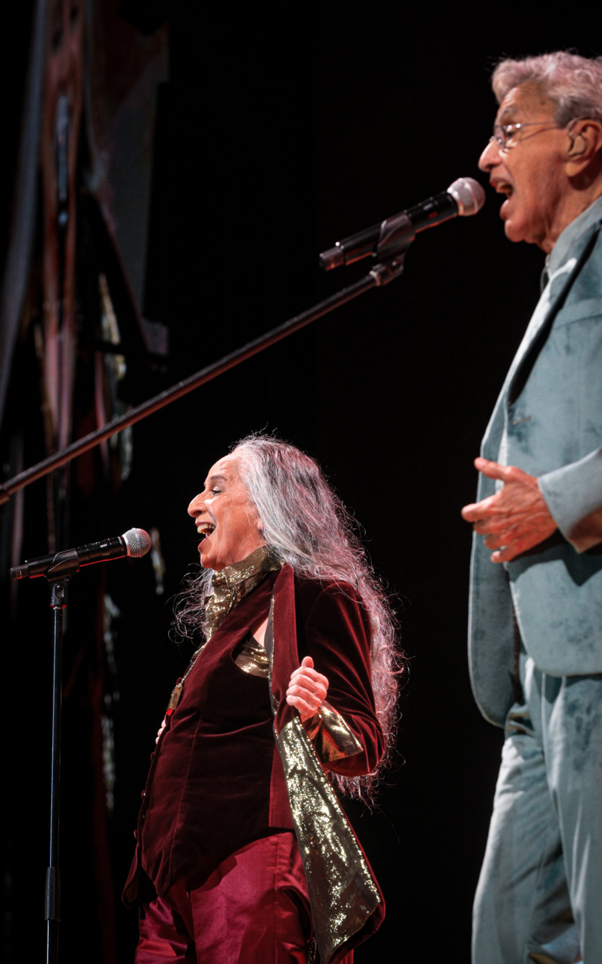 Caetano e Bethânia realizam penúltimo show da turnê conjunta no Rio 