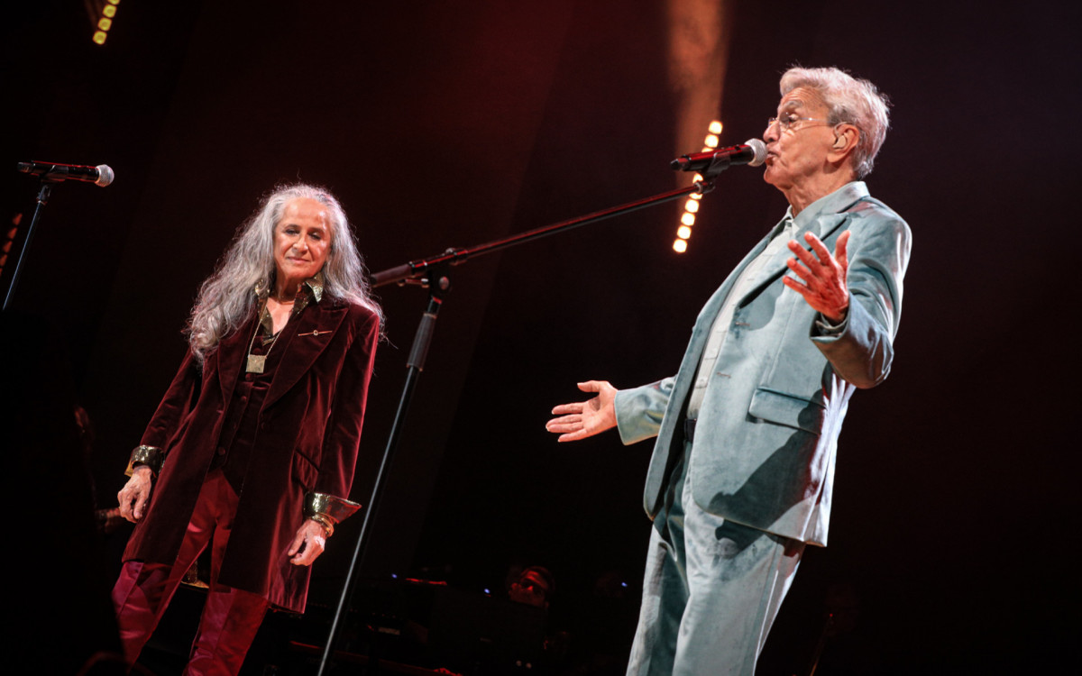 Caetano e Bethânia realizam penúltimo show da turnê conjunta no Rio 
