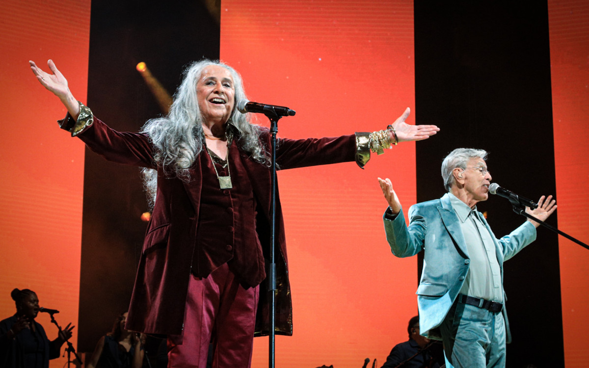 Caetano e Bethânia realizam penúltimo show da turnê conjunta no Rio 