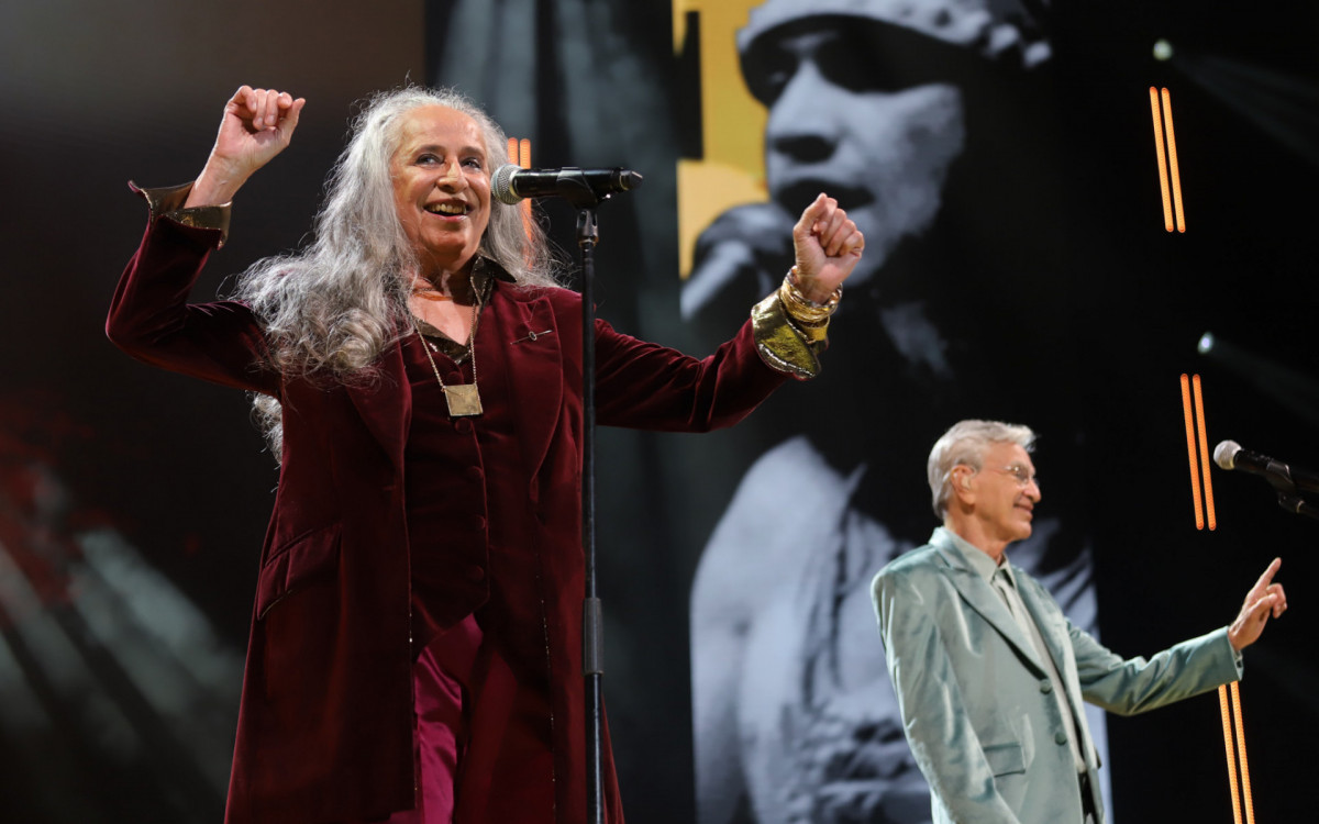 Caetano e Bethânia realizam penúltimo show da turnê conjunta no Rio 