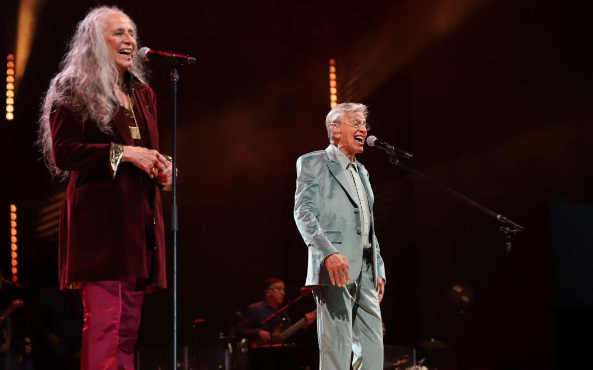 Caetano e Bethânia realizam penúltimo show da turnê conjunta no Rio 