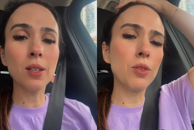 Tata Werneck celebra volta à rotina após procedimento: 'Inchada e sensível'
