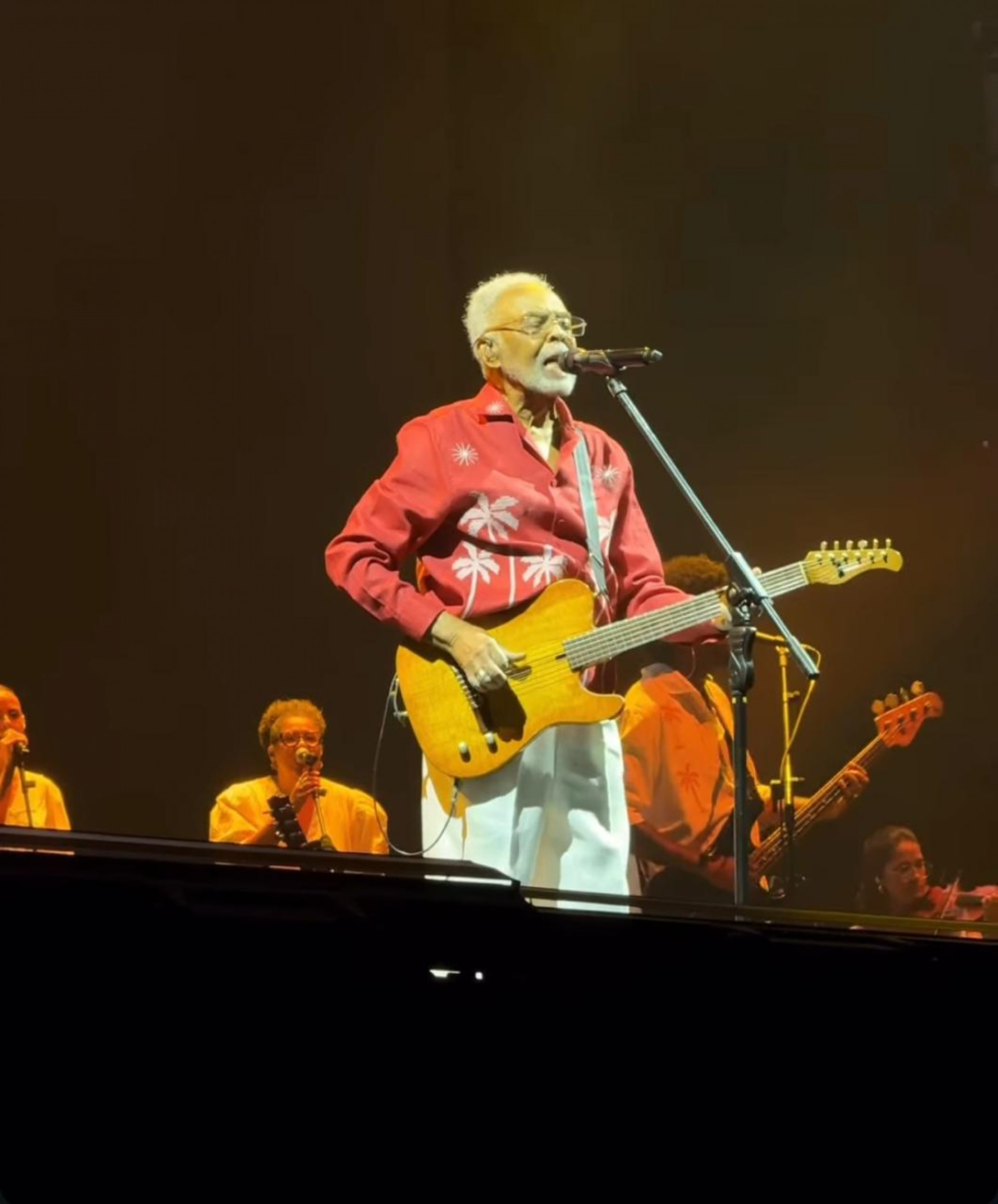 Gilberto Gil dá início à última turnê com a presença de famosos  - Reprodução/Instagram
