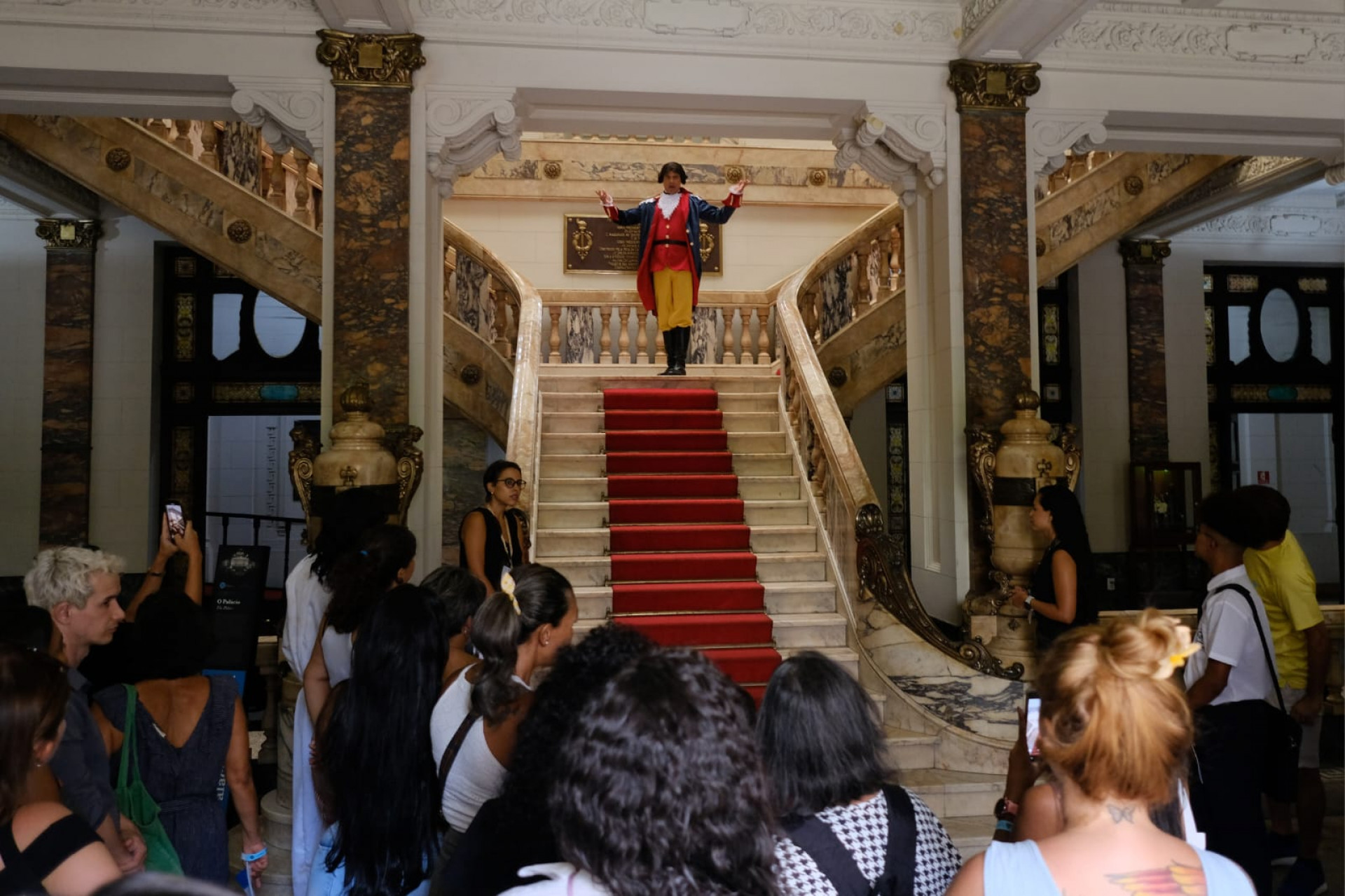 Escadaria do Palácio Tiradentes - Pedro Teixeira/ Agência O Dia