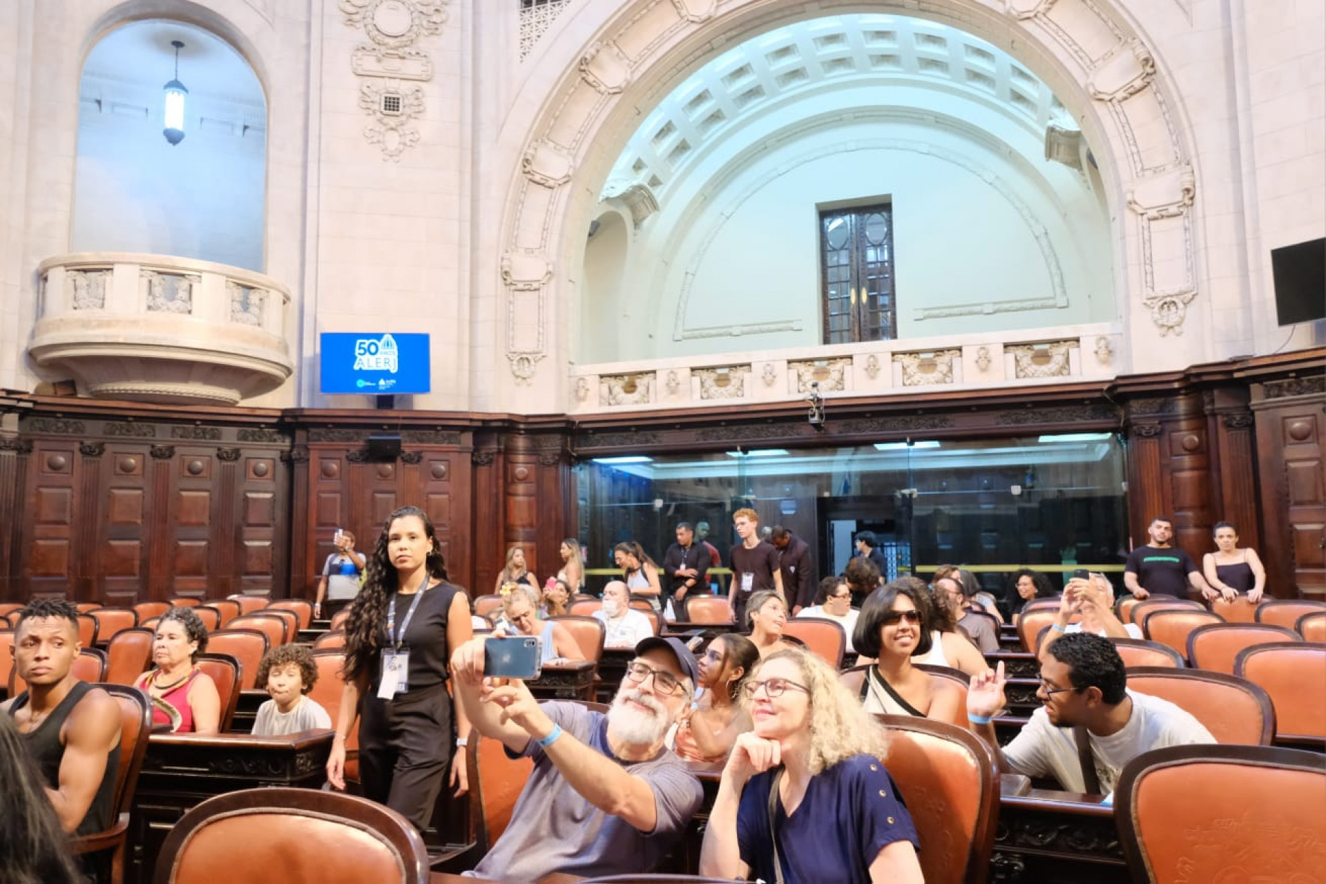 Palácio Tiradentes contou com a presença de muitos espectadores - Pedro Teixeira/ Agência O Dia