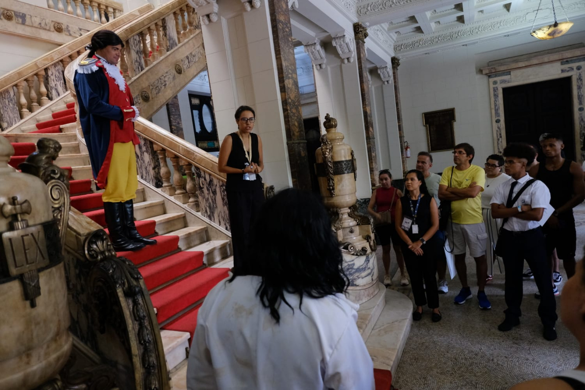 A arquitetura do local ganhou personagens - Pedro Teixeira/ Agência O Dia