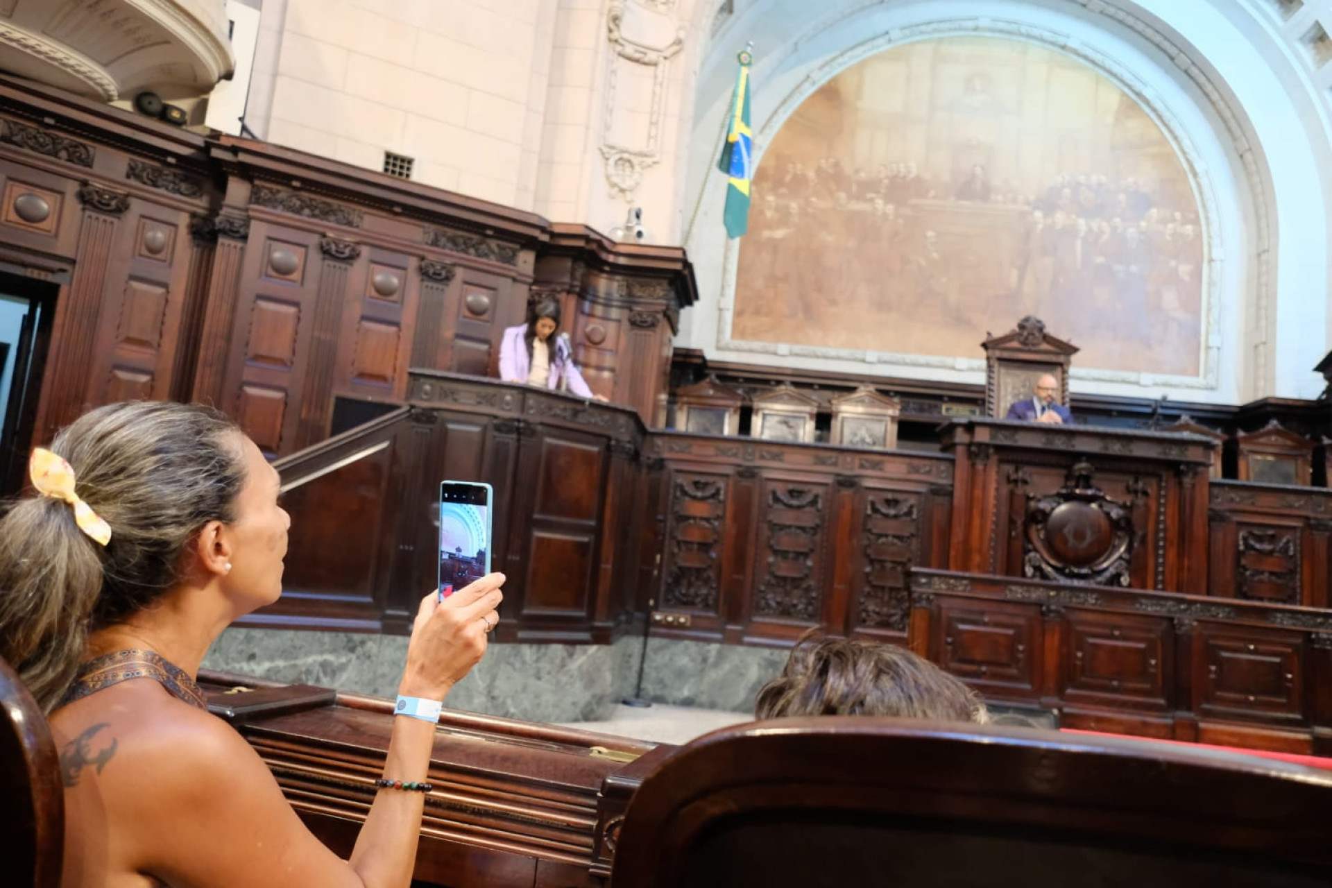 Público marcou presença no Palácio - Pedro Teixeira/ Agência O Dia