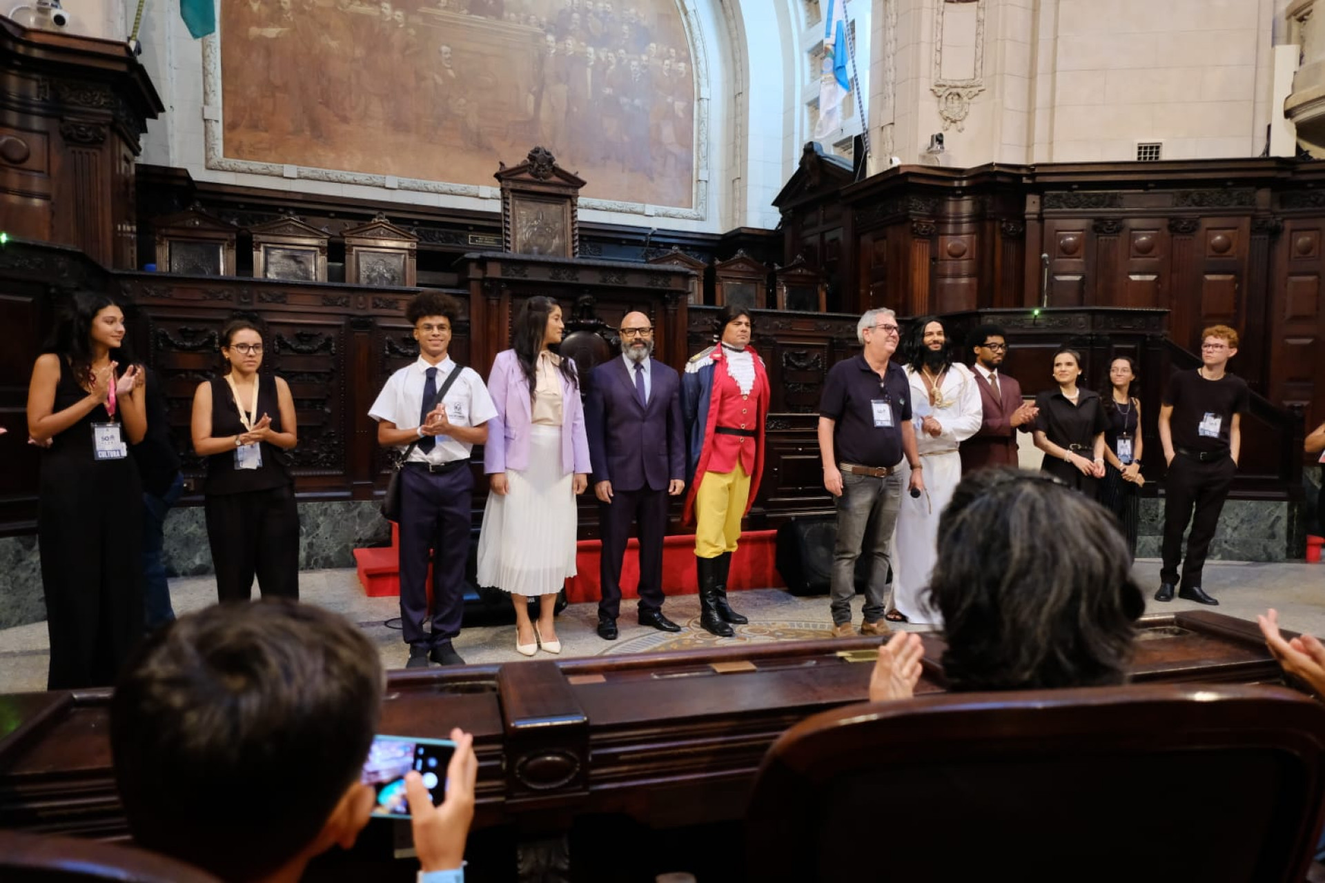 Evento contou com personagens históricos - Pedro Teixeira/ Agência O Dia