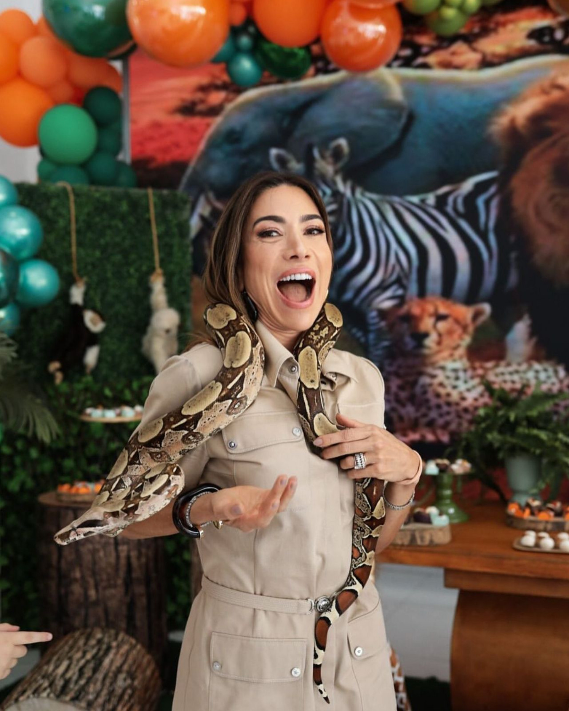 Patricia Abravanel exibe registros da festa de anivers&aacute;rio da filha, Jane  - Reprodu&ccedil;&atilde;o Instagram / Mari Oliveira 