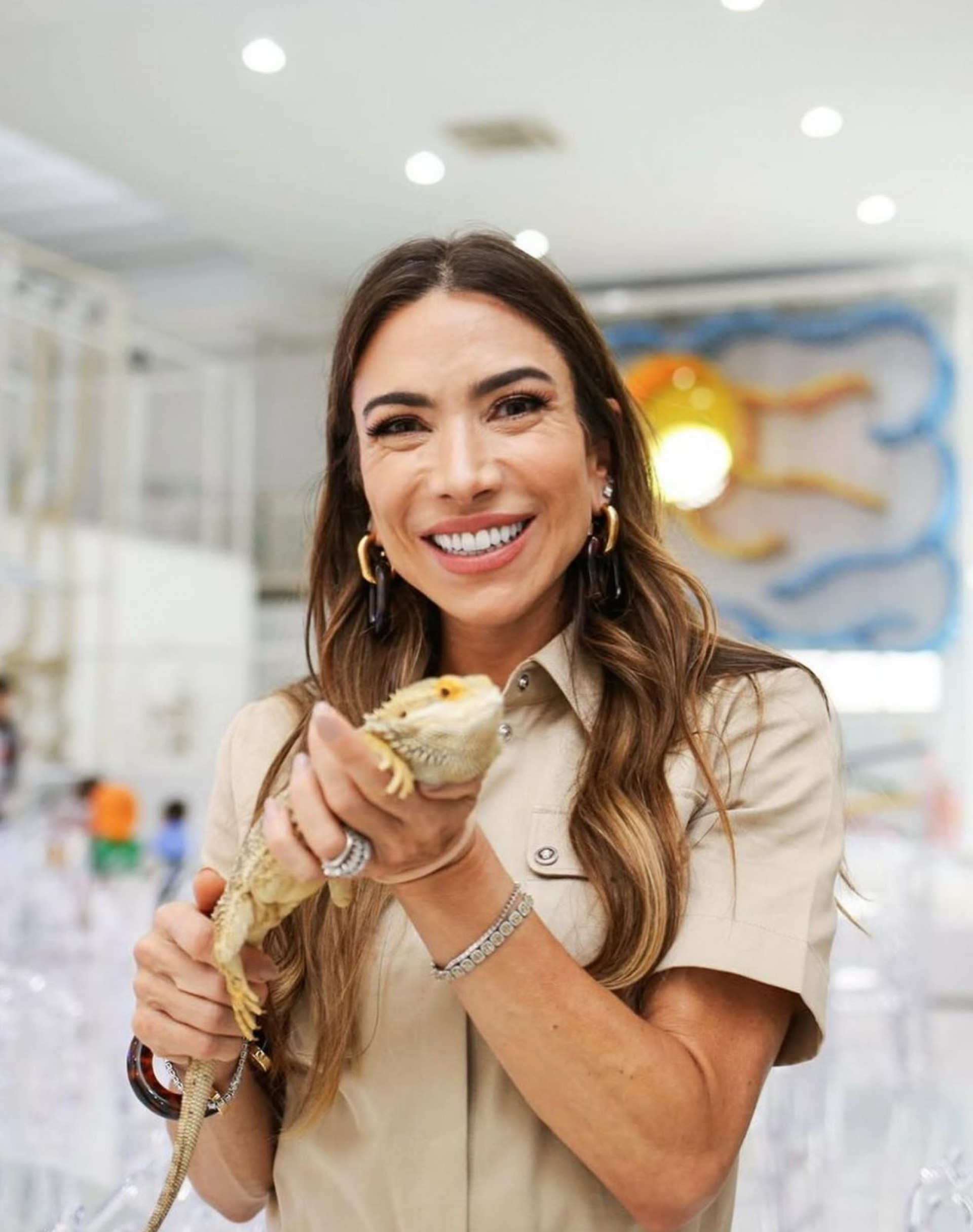 Patricia Abravanel exibe registros da festa de aniversário da filha com o tema 'Safari' - Reprodução Instagram / Mari Oliveira 