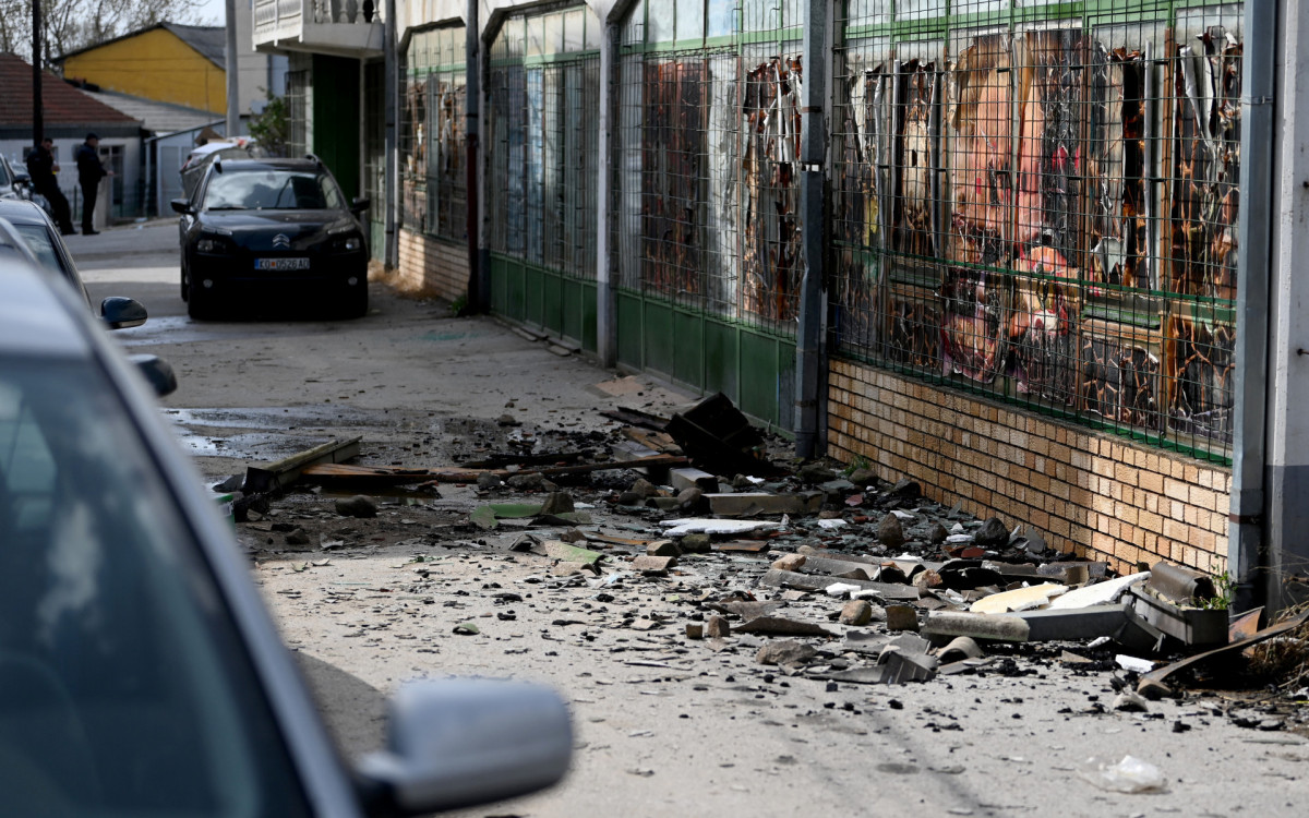 Incêndio que destruiu uma boate na Macedônia do Norte  - AFP