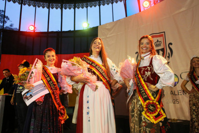 Realeza da Bauernfest é eleita no Palácio de Cristal