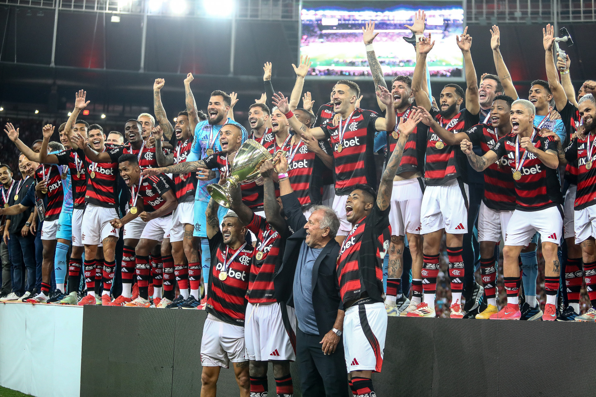 Flamengo é campeão do Carioca de 2025 - Gilvan de Souza / Flamengo