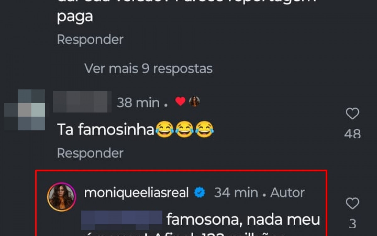 A interação aconteceu após a exibição da matéria do \'Fantástico\'