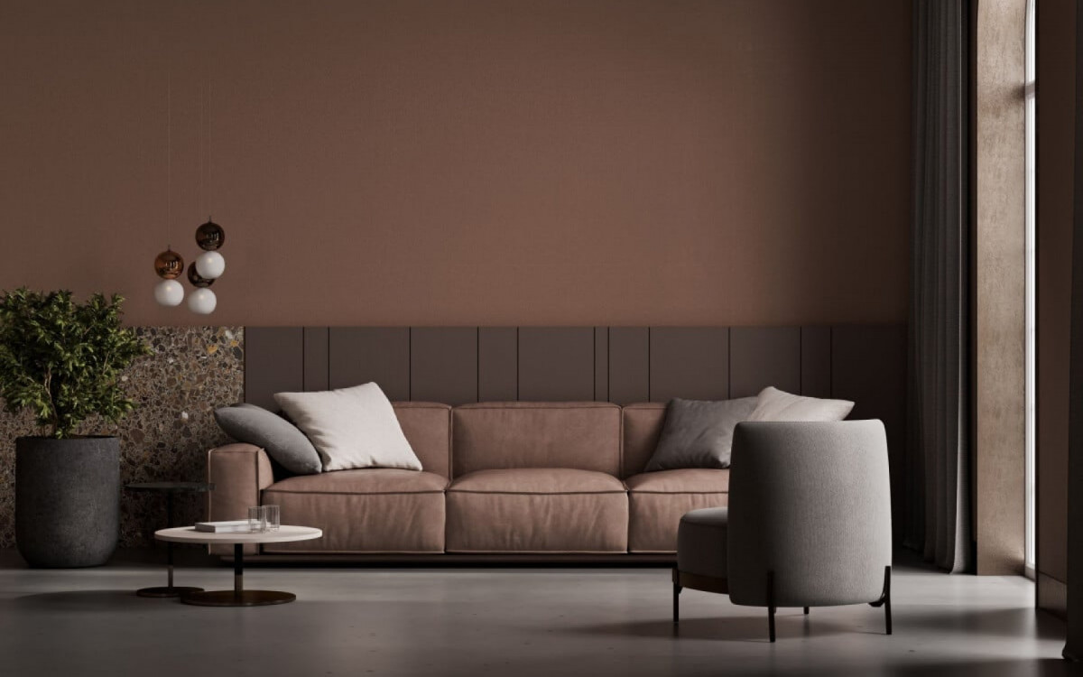 O mocha mousse tamb&eacute;m &eacute; tend&ecirc;ncia na decora&ccedil;&atilde;o (Imagem: Liliia Lytvyn | Shutterstock)