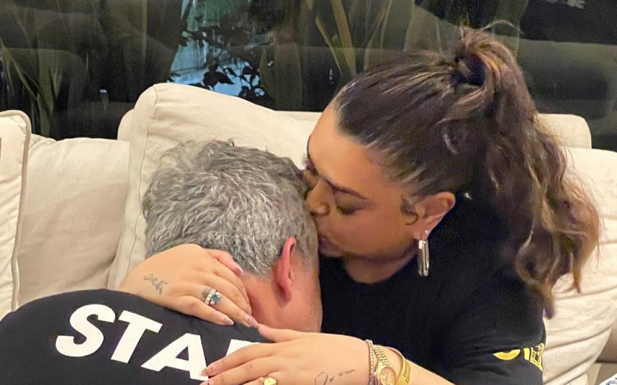 Rafael Dragaud e Preta Gil