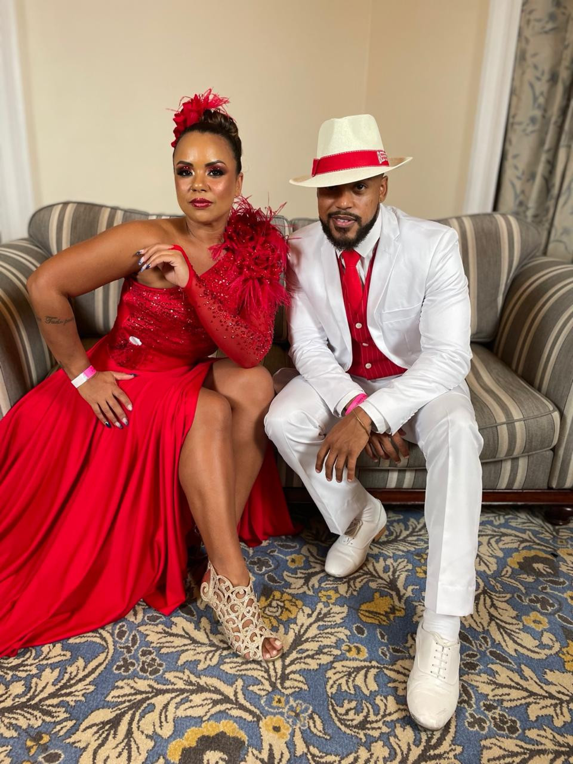 Cristiane Caldas e Marcinho Siqueira são o novo casal de mestre-sala e porta-bandeira da UPM - Divulgação / UPM