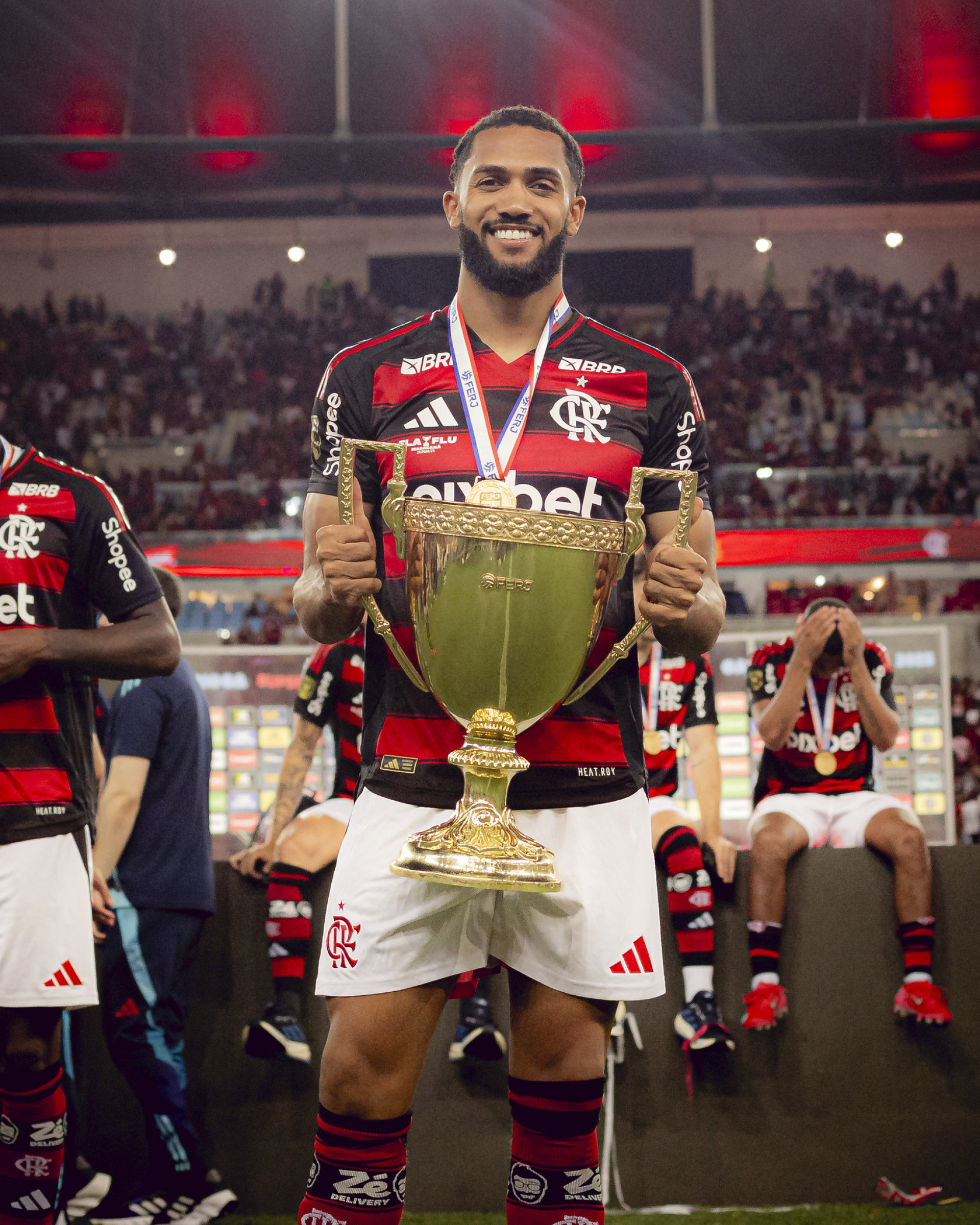 Juninho já possui dois títulos desde que chegou ao Flamengo, no início do ano