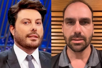 Danilo Gentili xinga Eduardo Bolsonaro de ‘covarde e vagabundo’
