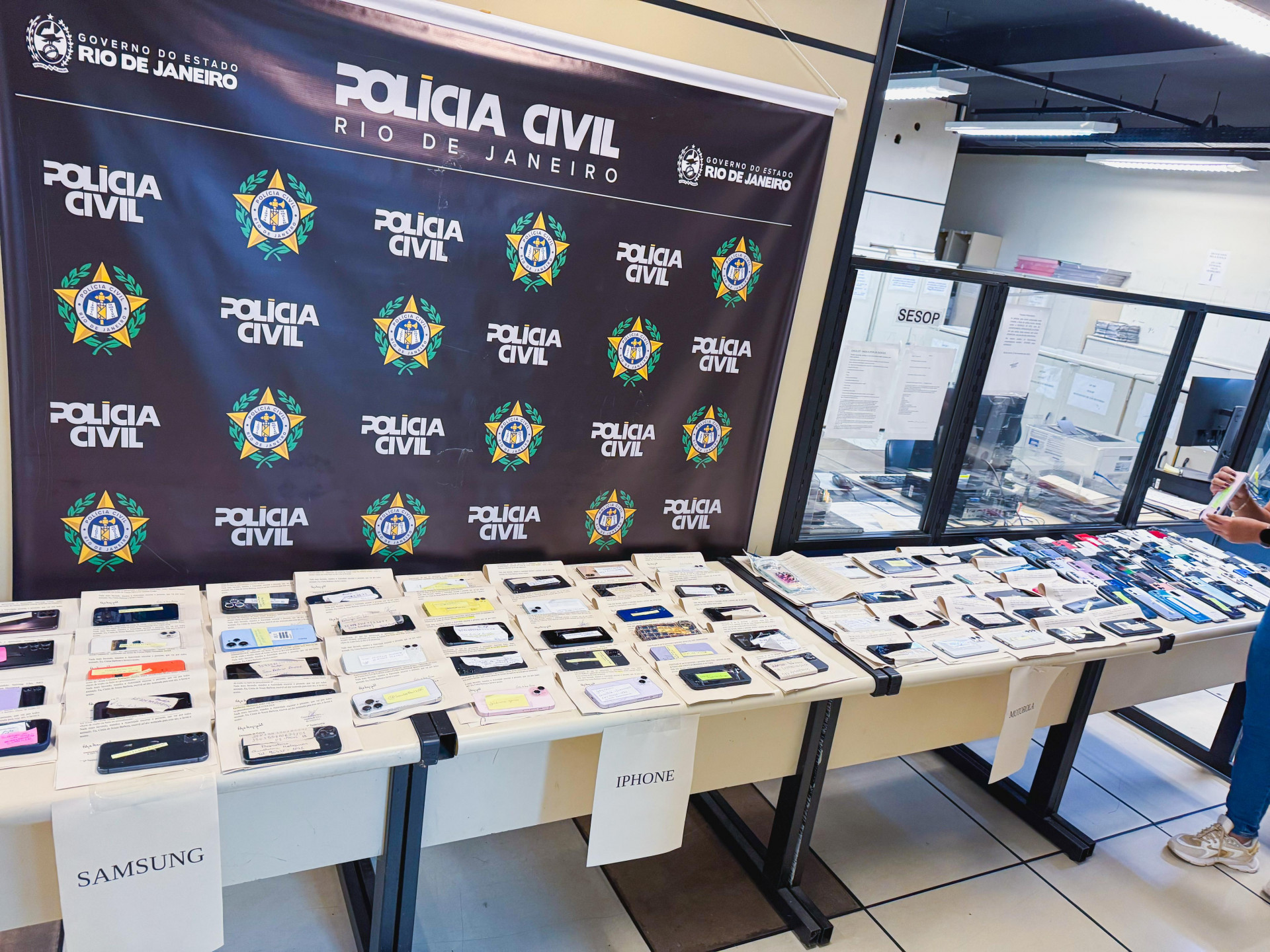 Material est&aacute; na delegacia da Piedade - Divulga&ccedil;&atilde;o / PCERJ