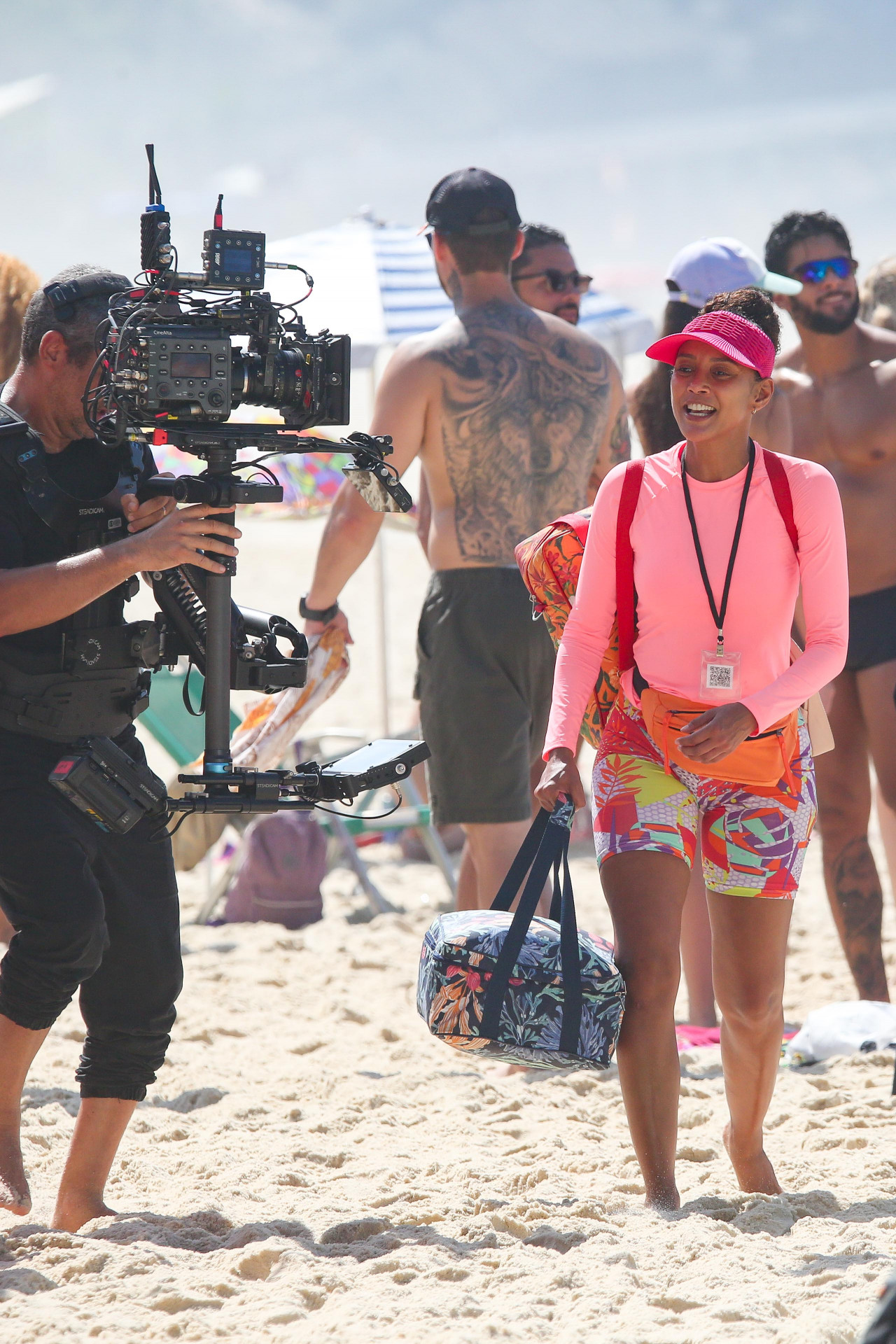 Taís Araujo grava cenas de novela na Zona Sul - Dilson Silva / Agnews