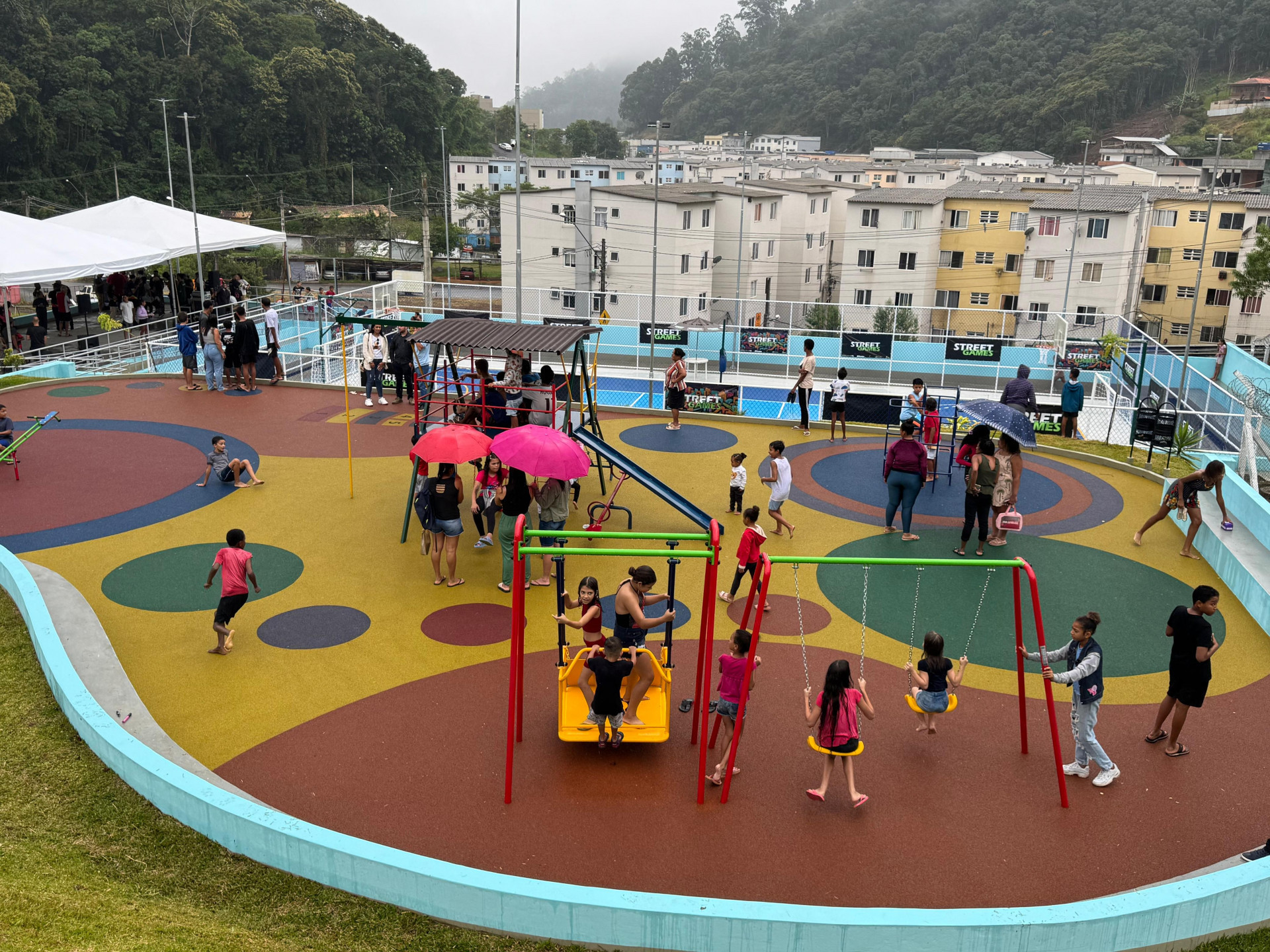 Parque infantil - Divulgação PMNF