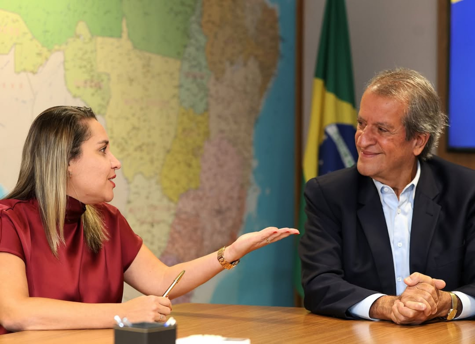 Daniela Soares e Valdemar Costa Neto - Reprodução