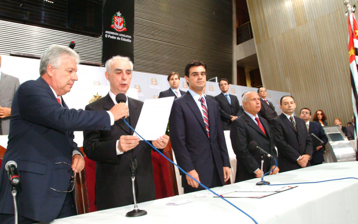 O político foi governador de SP em 2006 após renúncia de Alckmin - Divulgação/Alesp