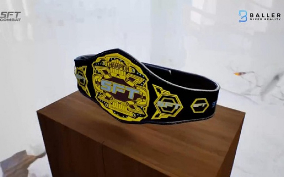 SFT Championship Belt XRT, um Mixed Reality Token de edição limita, é uma das novidades