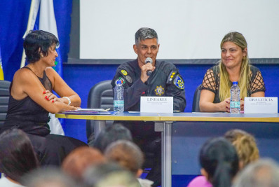 Guarda Civil de Meriti promove palestra sobre combate à violência contra a mulher