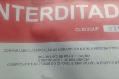Funcionários de associação de moradores são presos por interdição ilegal de quiosques