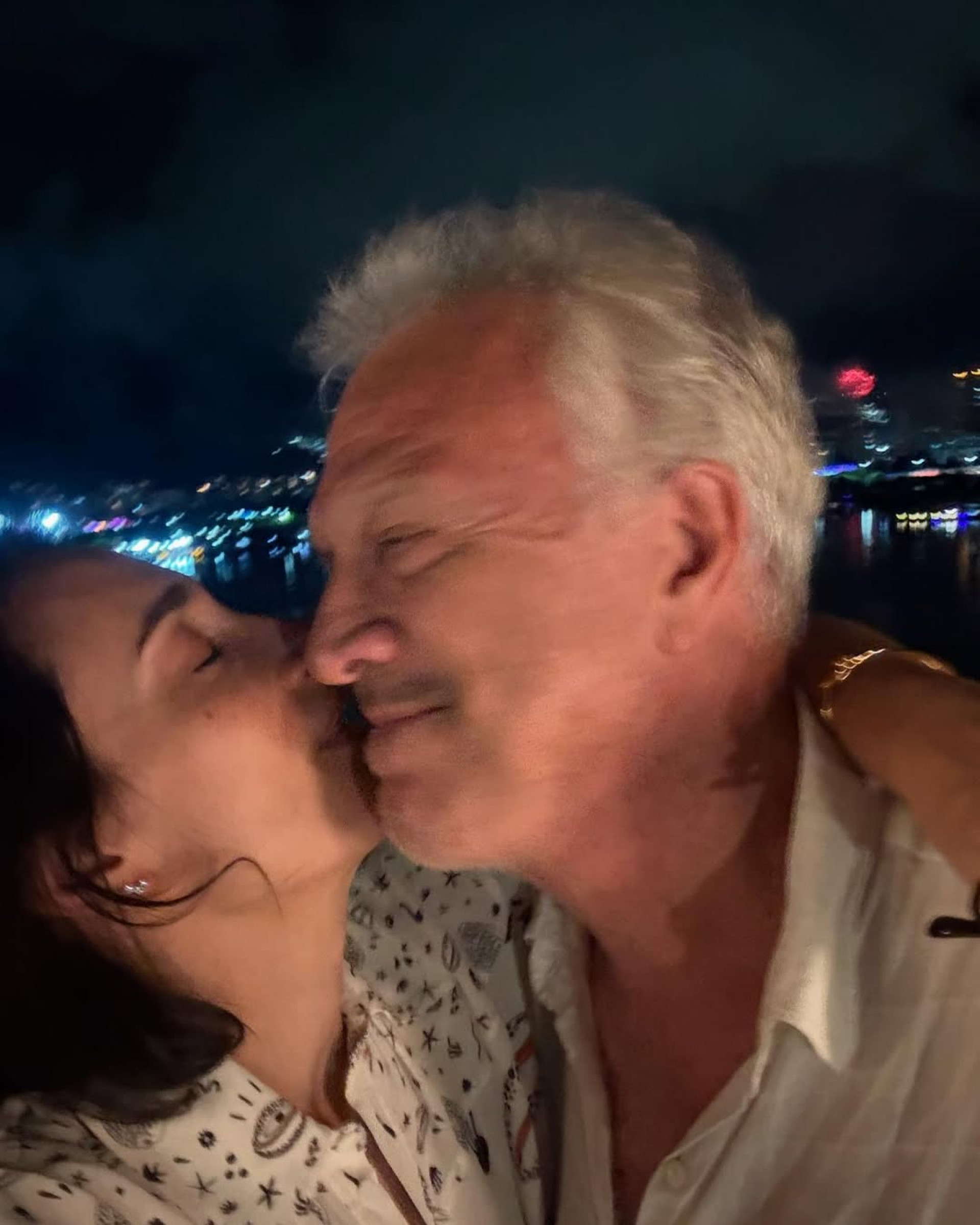 Pedro Bial e a Maria Prata - Reprodução / Instagram 