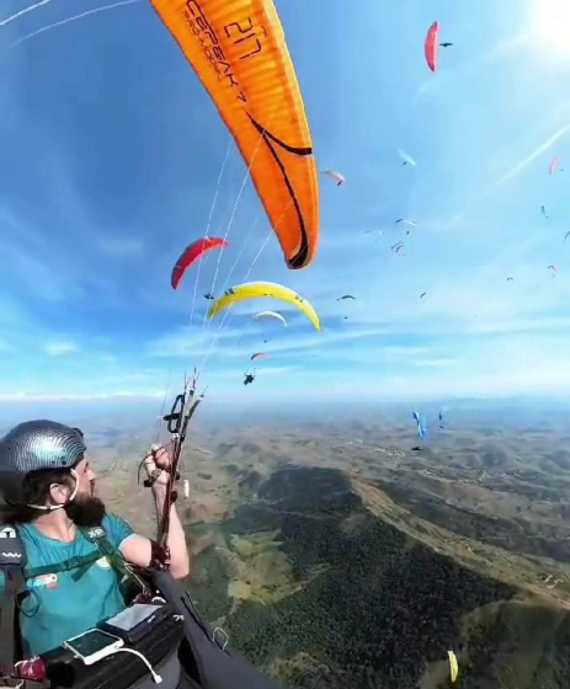 A paisagem como destaque de uma das edições da etapa paduana da Copa Rio