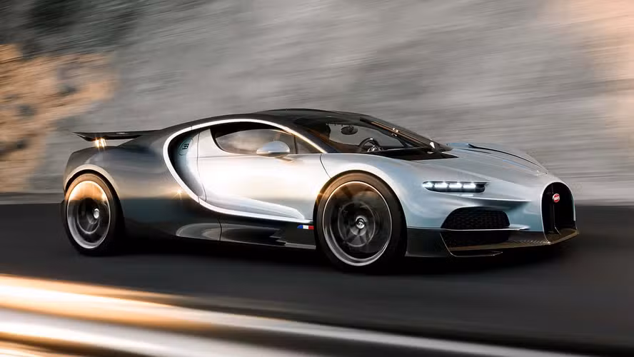 O Bugatti Tourbillon é um supercarro híbrido que possui um motor V16 de 1800 cavalos e pode alcançar 446 km/h - Divulgação /Bugatti